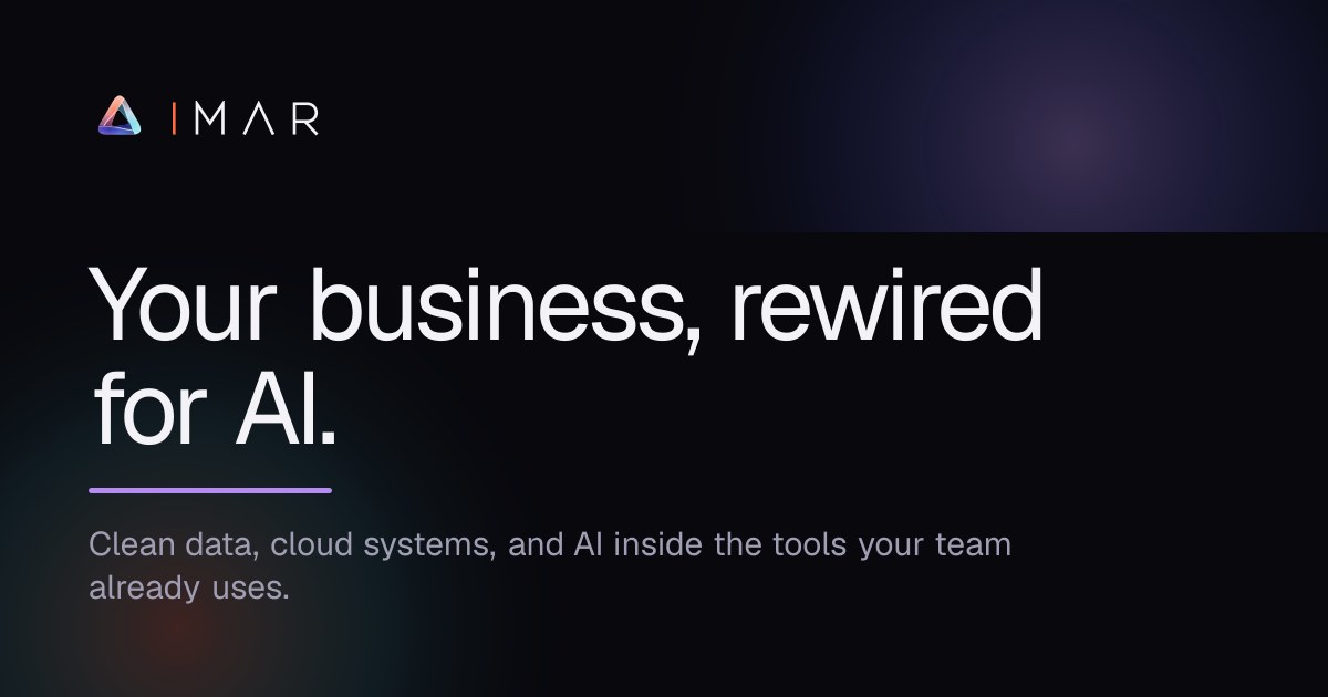 IMAR Labs — Products that think.